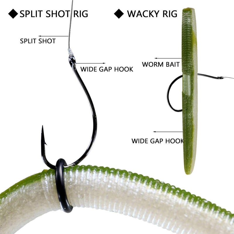 THKFISH 100 قطعة/صندوق خطافات الصيد قطرة النار السنانير أحمق دودة خطاف صيد الأسماك حجم #3 #2 #1 1/0 2/0 إزاحة دائرة السنانير لصيد الأسماك - Image 5